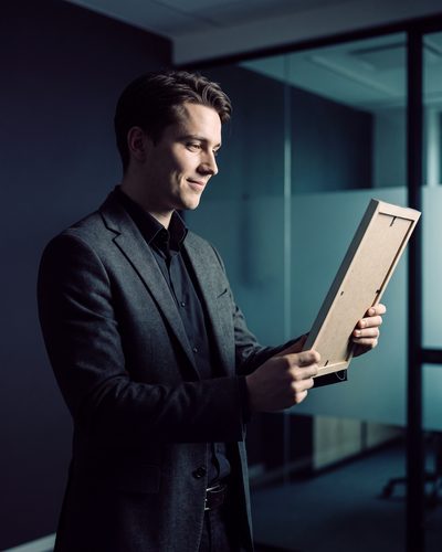 Professionnel tenant un certificat vérifié CONNECTELL